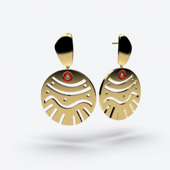 Guajira gold earrings