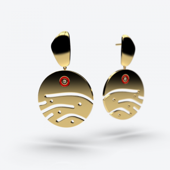 Riohacha gold earrings