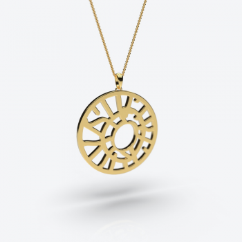 Curití gold pendant