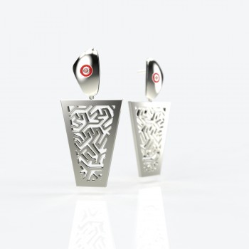 Macuna silver earrings