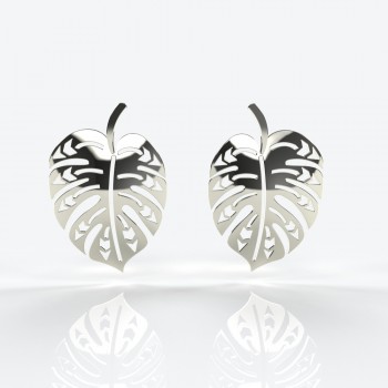 Nuqui silver earrings