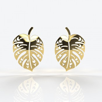 Nuqui gold earrings