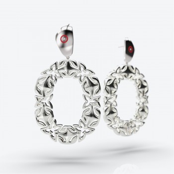 Tayrona silver earrings