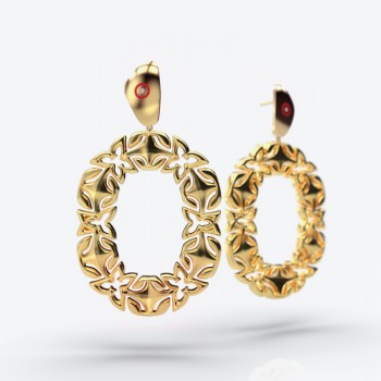 Tayrona gold earrings